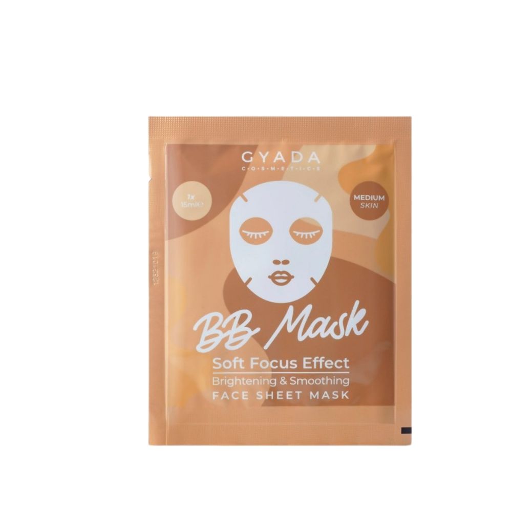 Gyada Facial BB Mask - Brightening & Smoothing Sheet Mask - Medium
