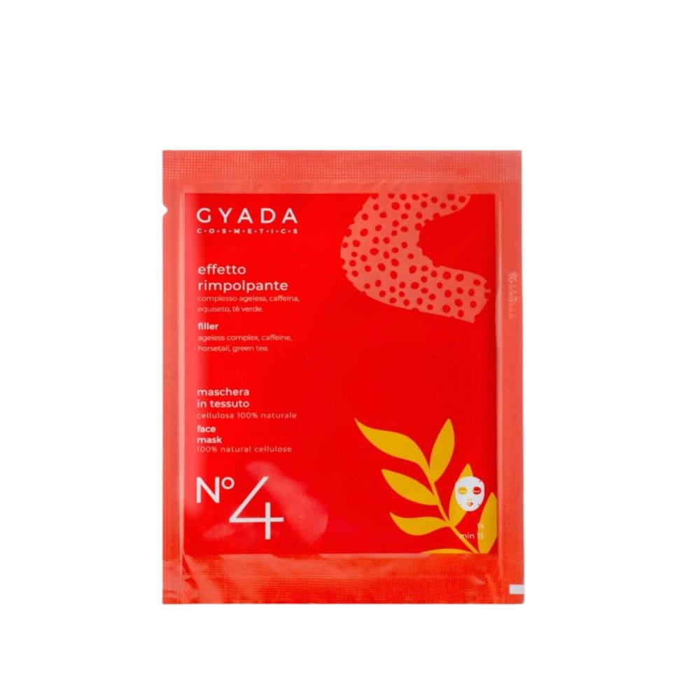 Gyada Facial Maschera In Tessuto N.4 - Effetto Rimpolpante 15ml