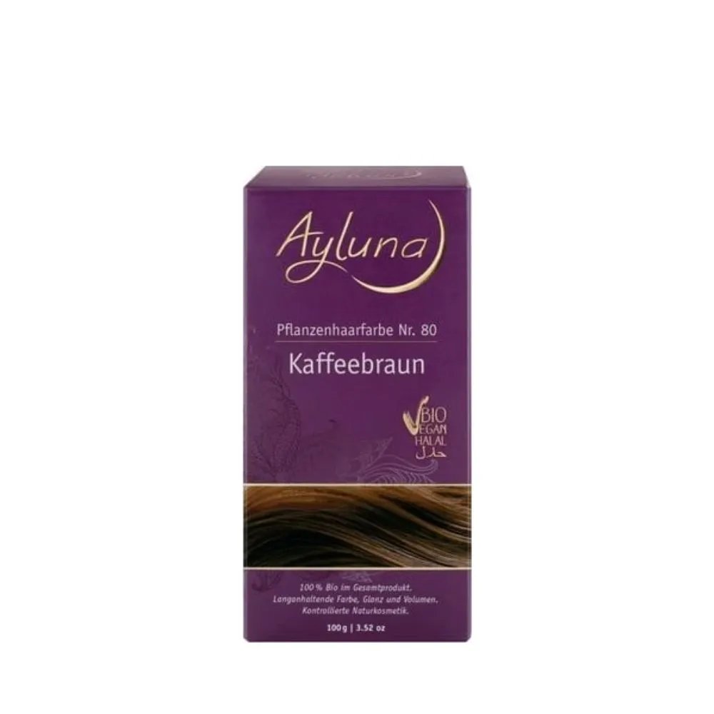 Ayluna Tinte Vegetal Nº80 Café 100g