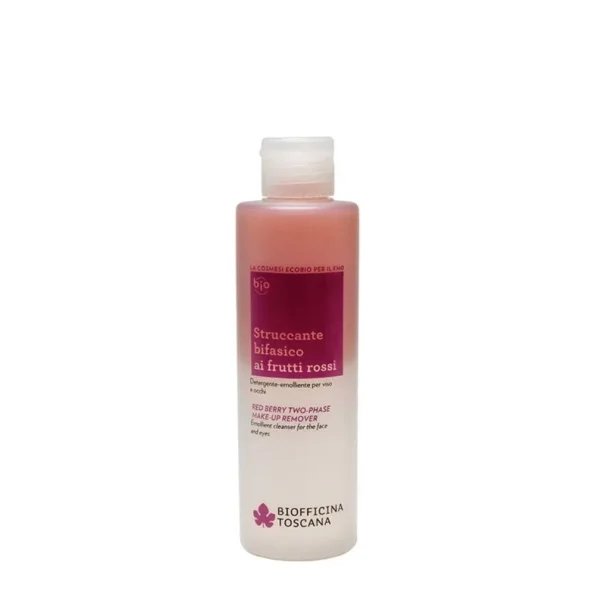 Biofficina Toscana Facial Struccante Bifásico ai Frutti Rossi 200ml