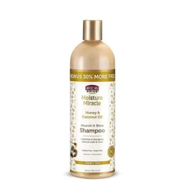 African Pride Moisture Miracle Nourish and Shine Champú 473ml