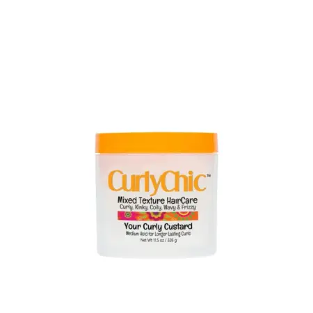 CurlyChic Your Curly Custard Medium Hold For Longer Lasting Curls 326g.