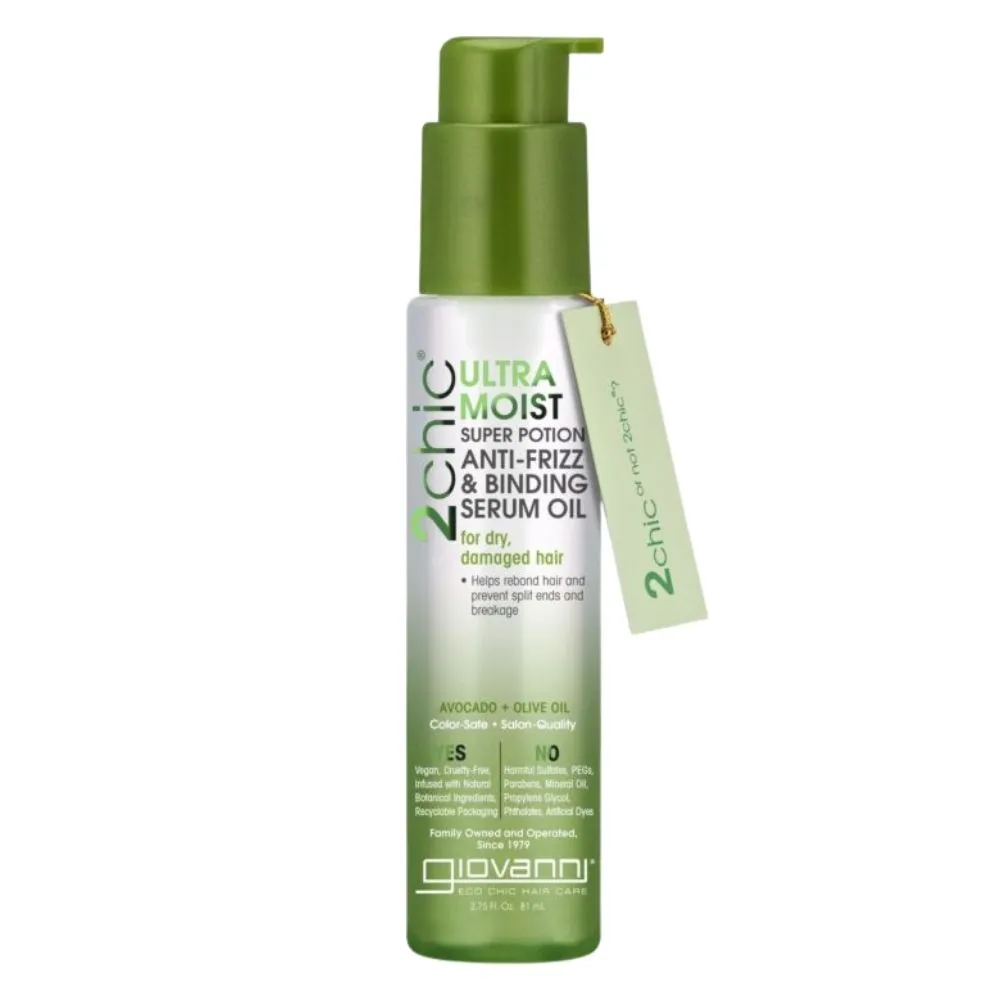 Giovanni 2chic Ultra-Moist Super Potein Anti-Frizz and Binding Sérum Oil 81ml