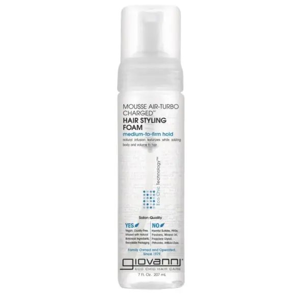 Giovanni Eco Chic Mousse Air-turbo Charged Hair Styling Foam 207ml