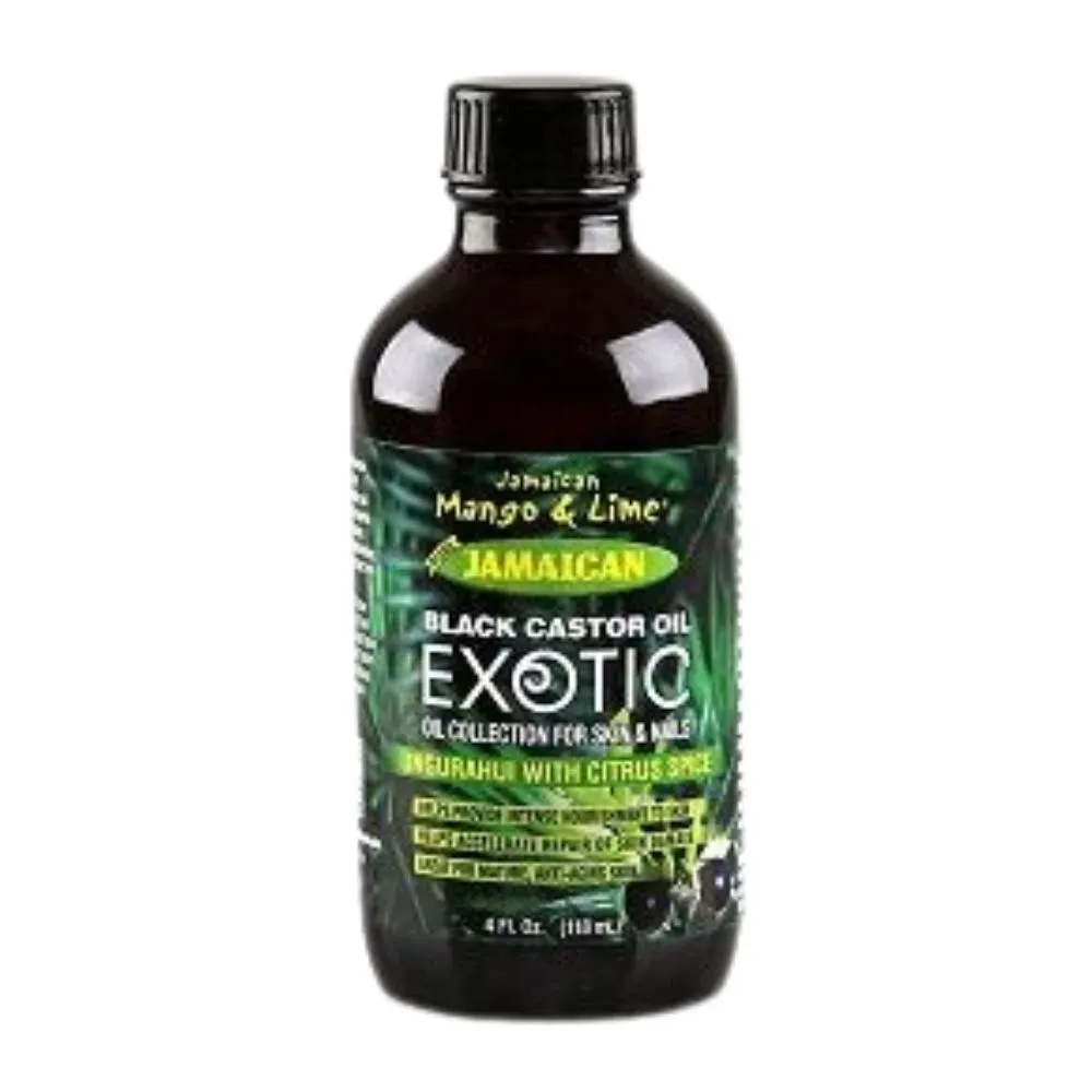 Jamaican Mango and Lime Black Castor Exotic Oil Ungurahui and citrus Spice 118ml