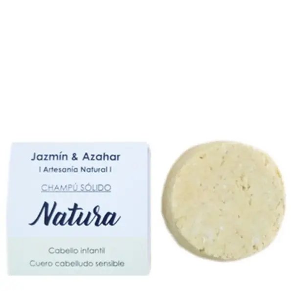 Jazmín and Azahar Champú Sólido Natura Para Cabello infantil y Cuero Cabelludo Sensible 100g