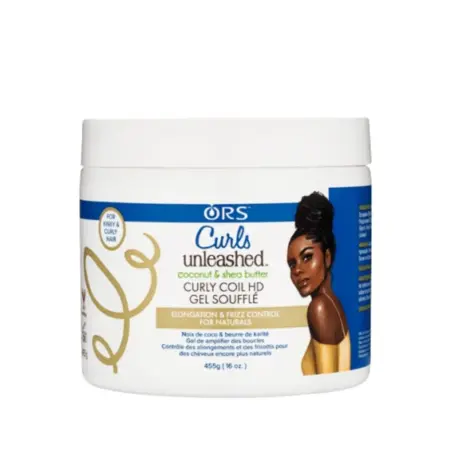 ORS Curls Unleashed Coconut and Shea Butter Curly Coil HD Gel Souffle 455g