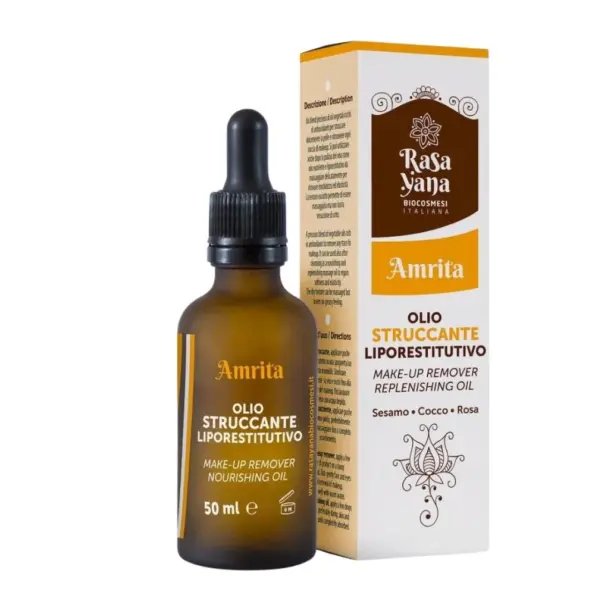 Rasayana Biocosmesi Facial AMRITA Make-up remover replenishing oil 50ml