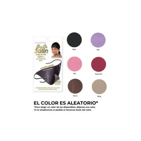 Stay On Satin Gorro Satén Triangle Black 678