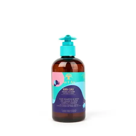 AS I AM Born Curly Aloe Champú & Wash 240ml