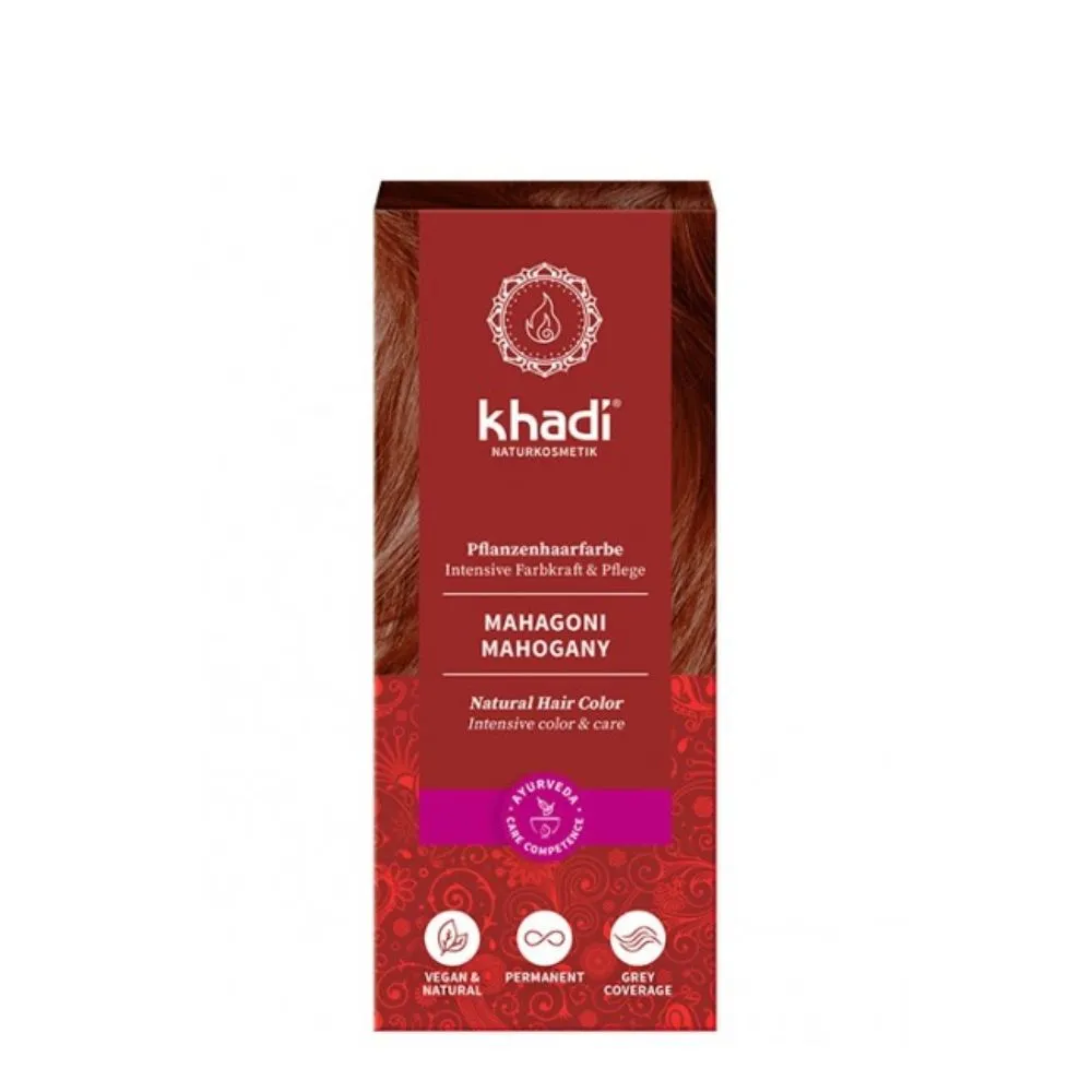 Khadi Henna Bio Castaño Caoba - Mahogany 100g