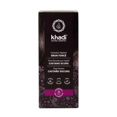 Khadi Henna Bio Castaño Oscuro 100g