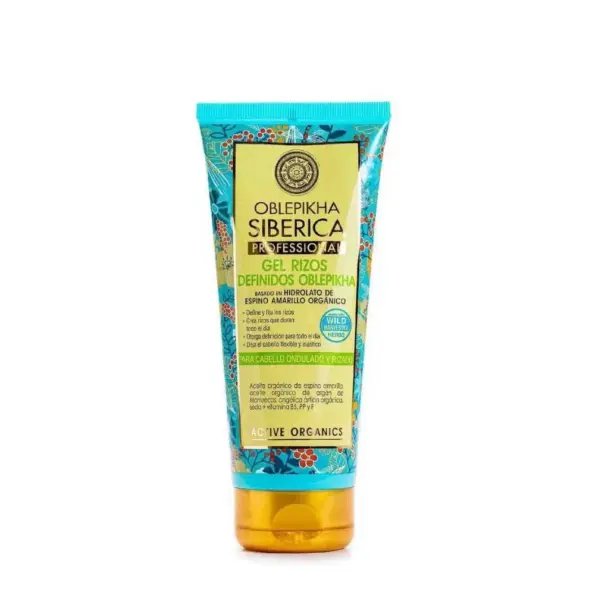 Natura Sibérica Oblepikha Gel Rizos Definidos con Hidrolato de Espino Amarillo Orgánico 200ml