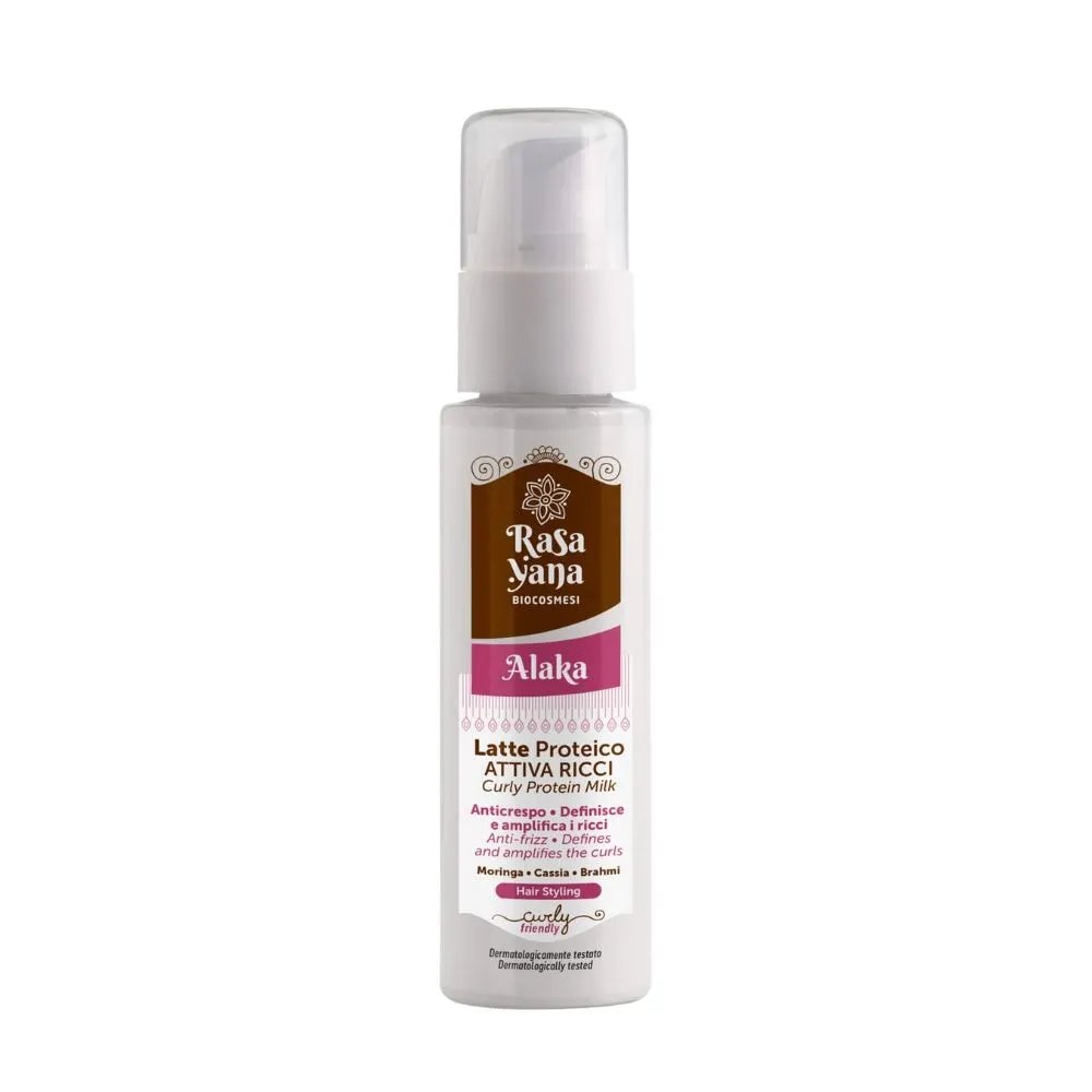 Rasayana Biocosmesi Cabello Alaka Latte Proteico Attiva Ricci 100ml