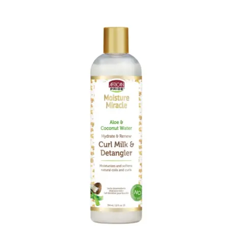 African Pride Moisture Miracle Curl Milk and Detangler 354ml