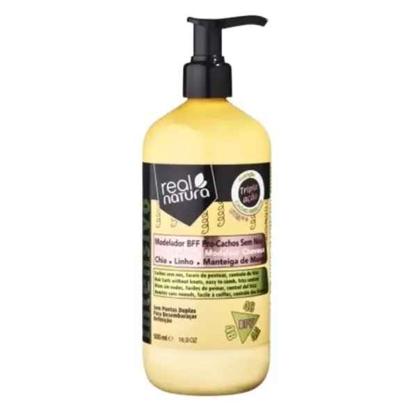 Real Natura Pro-Cachos Sem Nós Modelador BFF 500ml