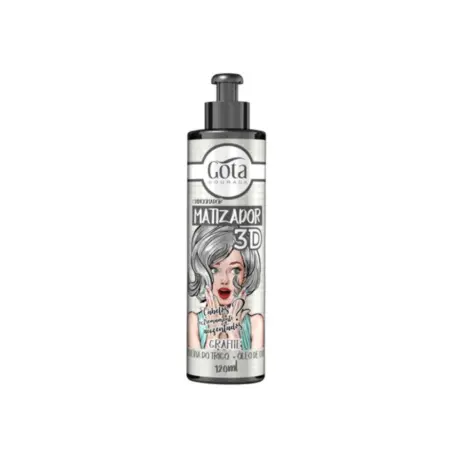 Gota Dourada Acondicionador Matizador 3D Grafite 120ml