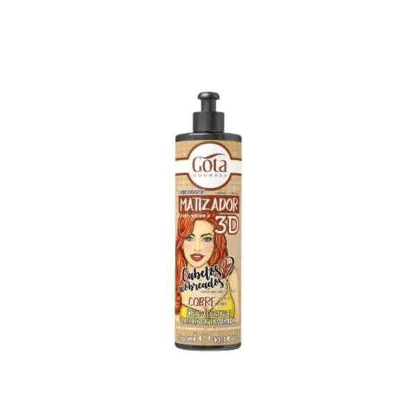 Gota Dourada Acondicionador Matizador 3D Cobre 120ml