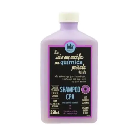 Lola Cosmetics Eu Sei O Que Você Fez Na Química Passada Champú 250ml
