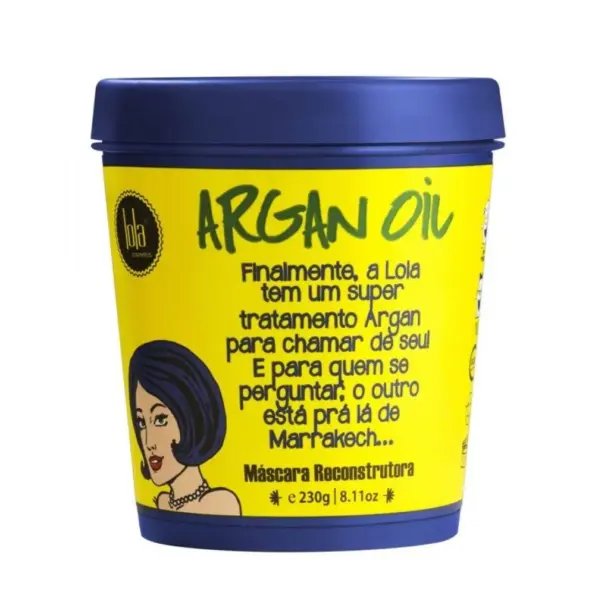 Lola Cosmetics Argán Oil Máscara Reconstrutora 230g