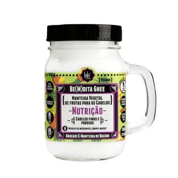 Lola Cosmetics Be(M)dita Ghee Máscara Nutriçao Abacaxi E Manteiga De Bacuri 350g