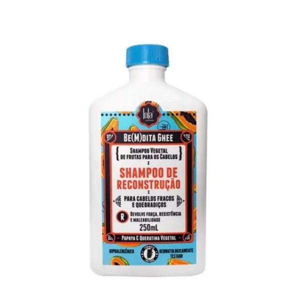 Lola Cosmetics Be(M)dita Ghee Champú Reconstrução Papaya E Queratina Vegetal 250ml