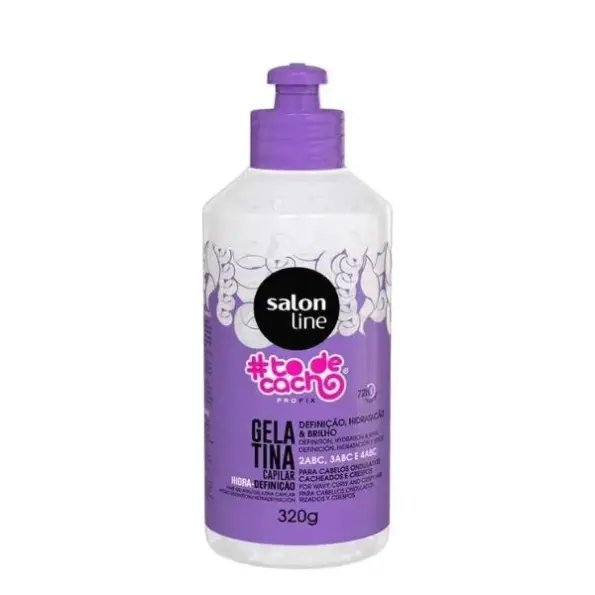 Salon Line To De Cacho Gelatina Alta Definiçâo 320g