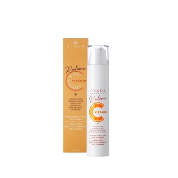 Gyada Facial Radiance Crema Illuminante Pelle Grassa 50ml