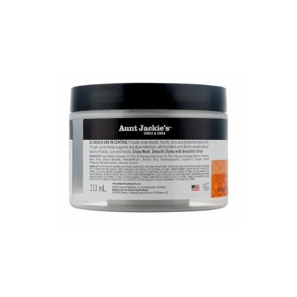 Aunt Jackie“s Curls and Coils Hold Tight Braid and Twist Gel 213ml - Imagen 2
