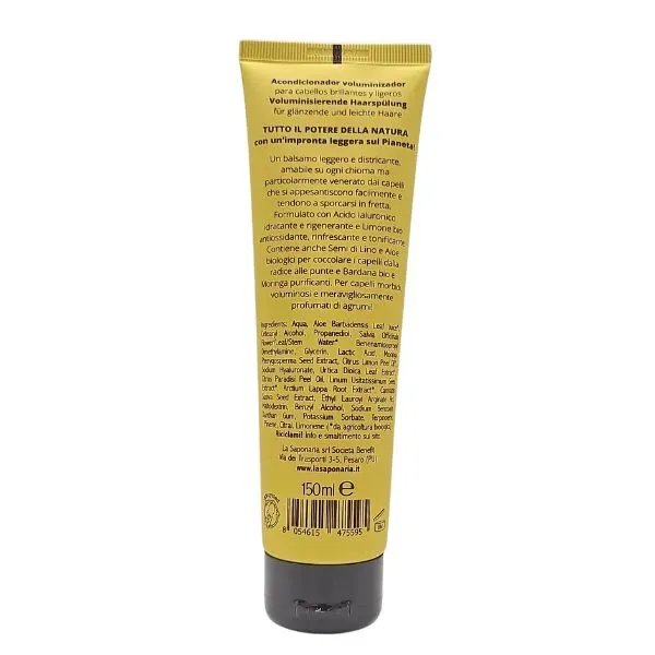 La Saponaria Acondicionador Limón orgánico y Ácido Hialurónico 150ml - Imagen 2