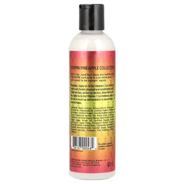 Curls Poppin Pineaple So So Def Vitamin C Curl Defining Jelly 236ml - Imagen 2