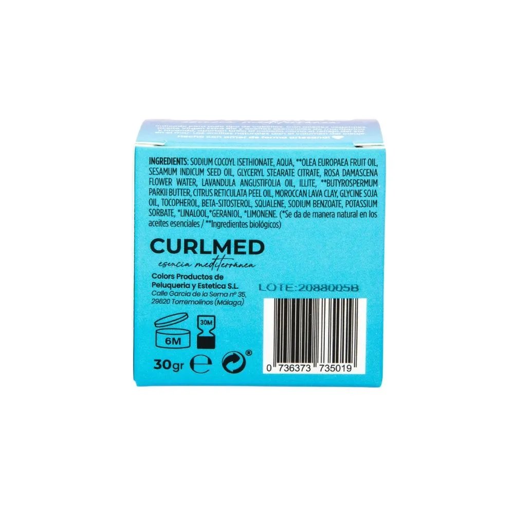 CurlMed Champú Sólido Volumen Brillo y Suavidad 30g - Imagen 4
