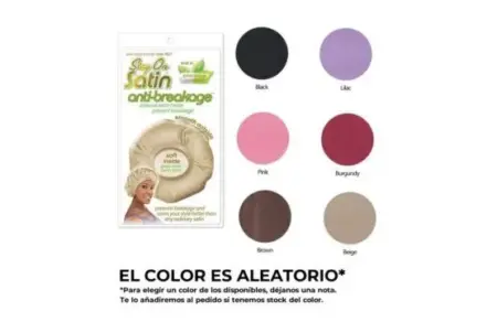 Stay On Satin Anti-Breakage Gorro Satén Bonnet Large 7637