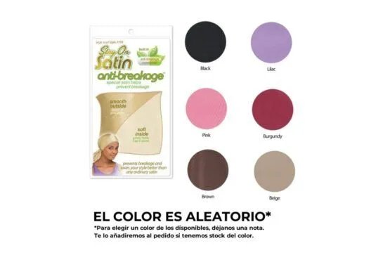 Stay On Satin Anti-Breakage Gorro Satén Large Scarf 7779