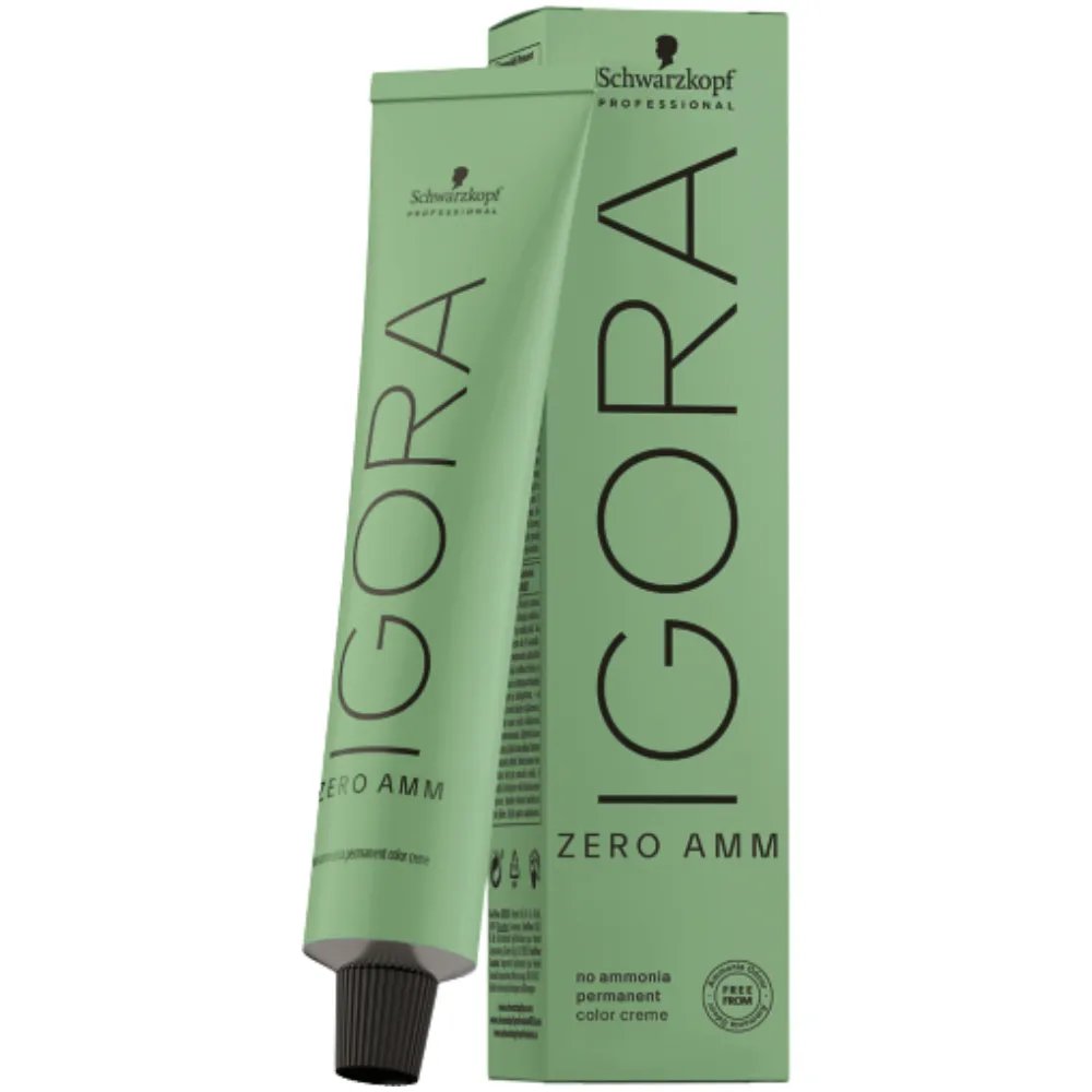 Schwarzkopf Profesional Crema Colorante Sin Amoniaco ZERO AMM - 60ml (6.0 Rubio Oscuro Natural)