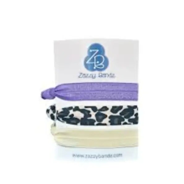 Zazzy Bandz Cintas Morado-Leopardo-Amarillo