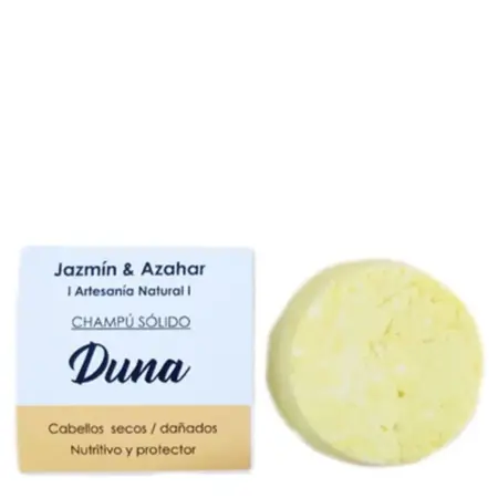 Jazmín and Azahar Champú Sólido Duna Para Cabellos Secos Dañados 100g