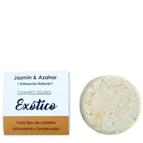 Jazmín and Azahar Champú Sólido Exótico Estimulante y Fortalecedor 100g