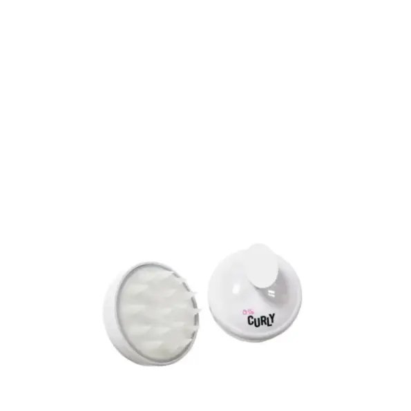 O So Curly Cepillo Masaje Scalp Massaging Champú Brush White