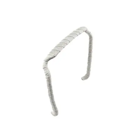 Zazzy Bandz Original Fit Wrapped. Silver Shimmer