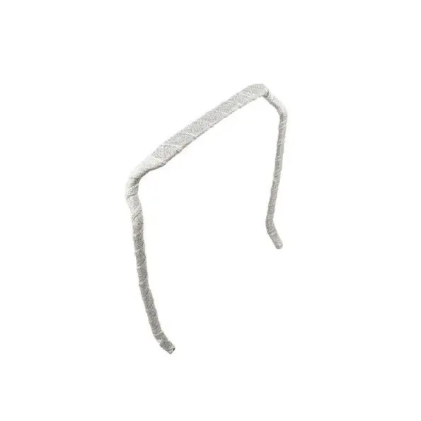Zazzy Bandz Slim Relaxed Fit Wrapped Silver Sparkles