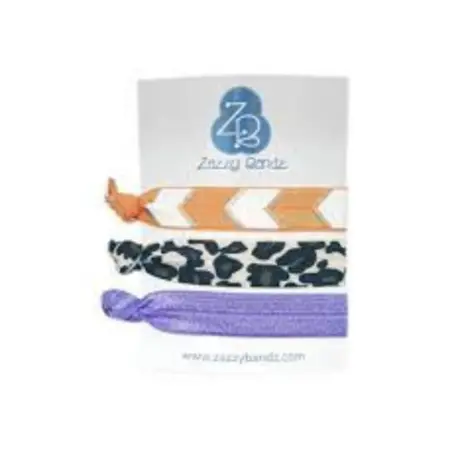 Zazzy Bandz Cintas Naranja-Leopardo-Morado