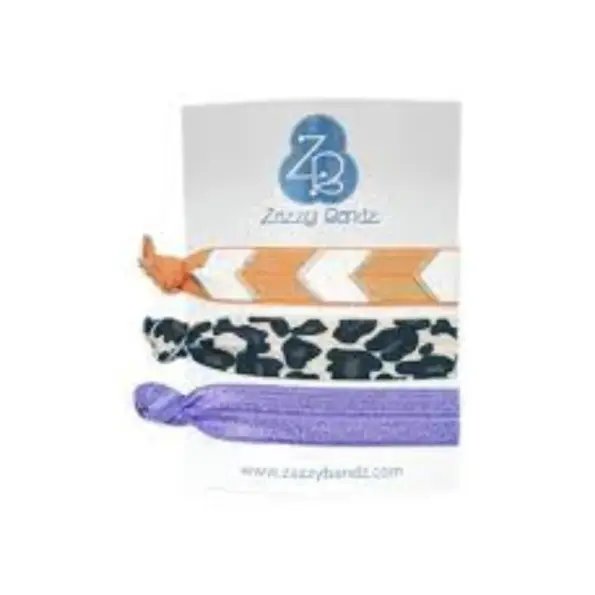 Zazzy Bandz Cintas Naranja-Leopardo-Morado