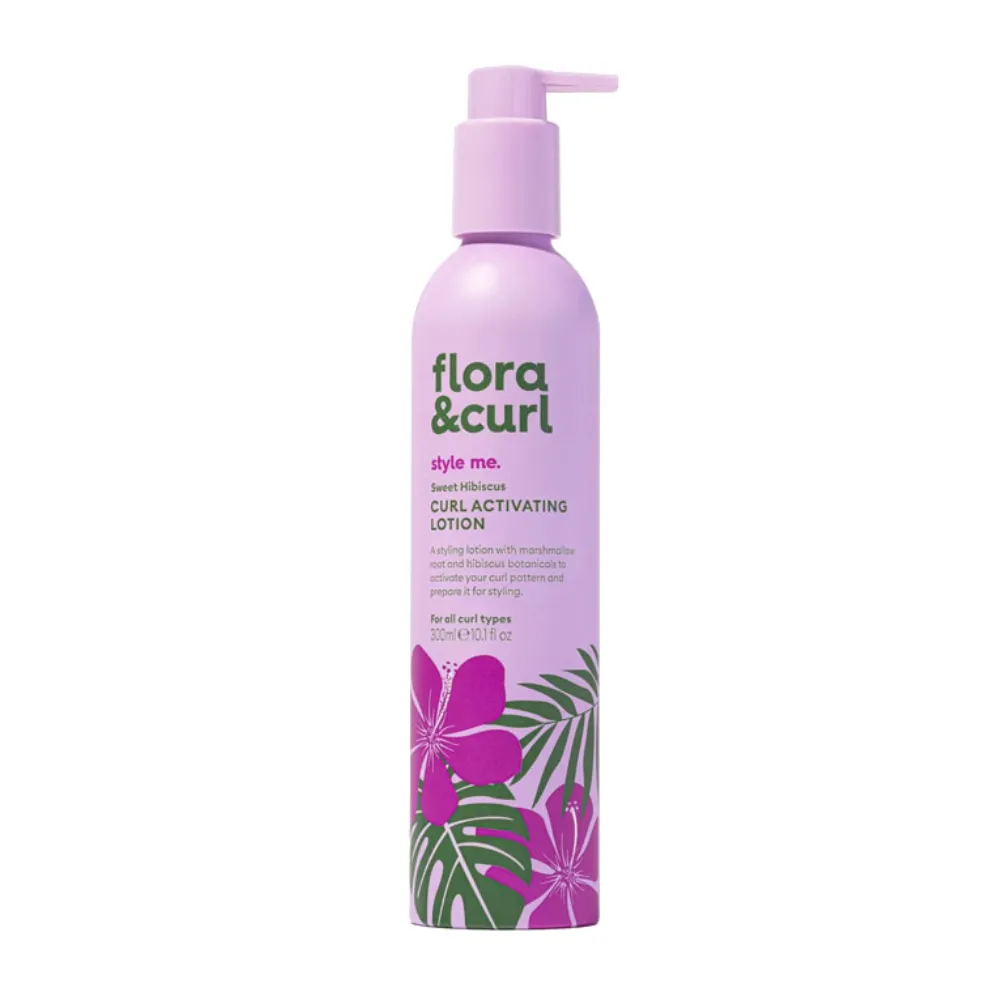Flora and Curl Sweet Hibiscus Curl Activating Lotion 300ml