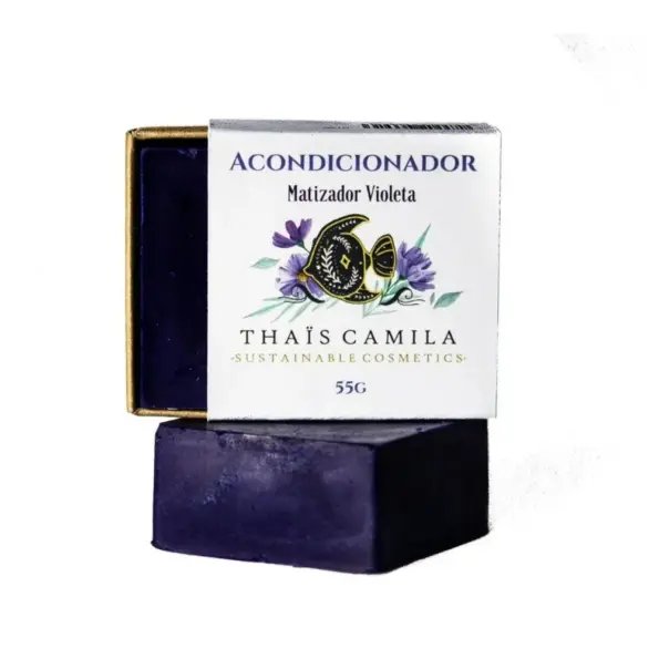 Thais Camila Acondicionador Matizador Violeta Pelo Teñido Rubio Decolorado o Blanco 55g