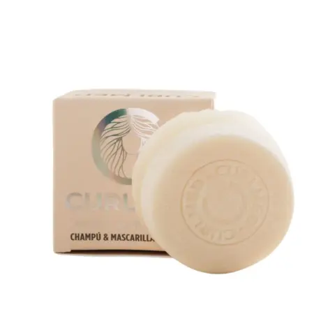 CurlMed Champú + Mascarilla Sólido Proteínas Todo Tipo de Cabellos 70g