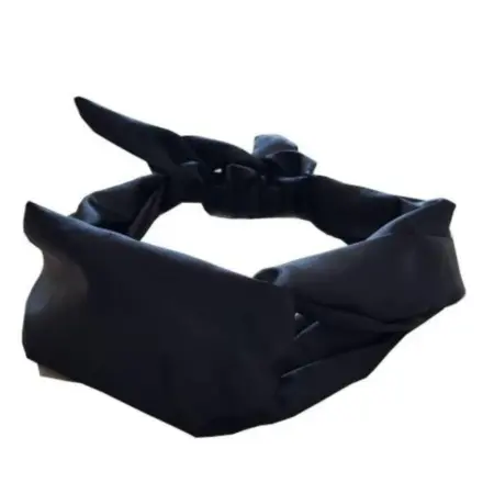 Soulta Turbante de Satén Negro