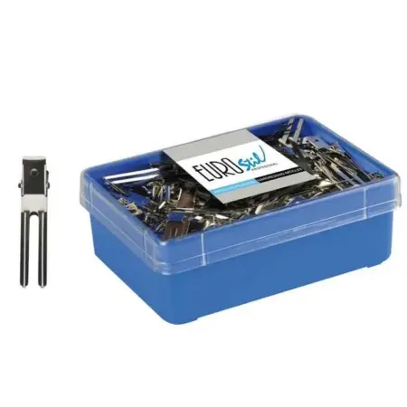 Eurostil Pinzas Doble Pata Caja 120uds