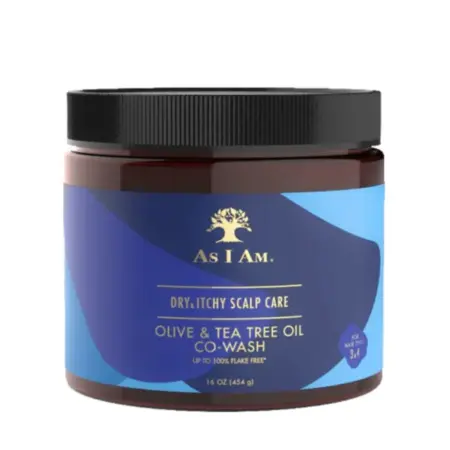 AS I AM Dry and Itchy Cowash Olive And Tea Tree Oil 454g