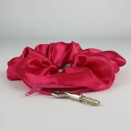 Soulta Scrunchie Secret de Satén Rosa